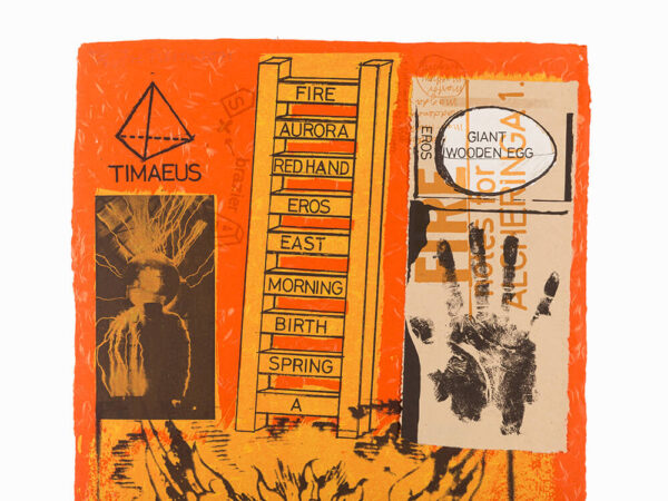 Joe Tilson, Giant Wooden Egg, Serigraph in Colors, 1971 - Image 2