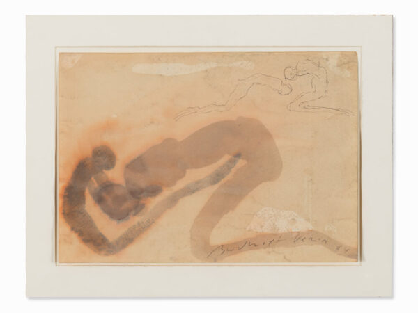 Jürgen Brodwolf (b. 1932), Figural Composition, Mixed, 1984