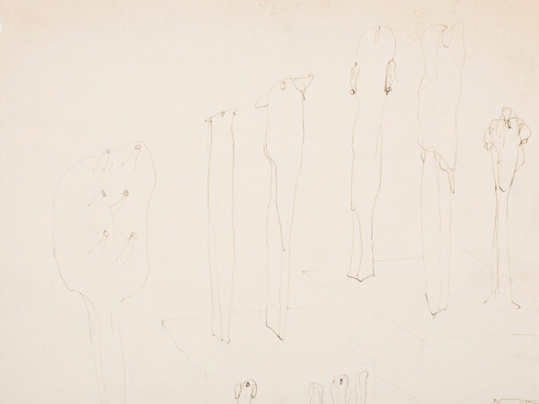 Lothar Fischer, India Ink Drawing, Sketch (5.9.73), 1973 - Image 5