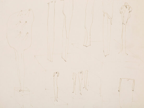 Lothar Fischer, India Ink Drawing, Sketch (5.9.73), 1973 - Image 4