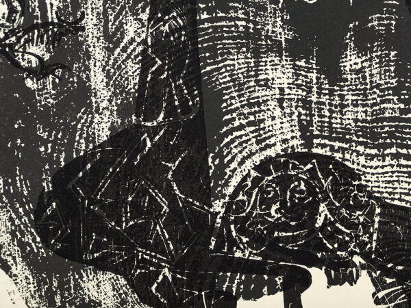 HAP Grieshaber, Hieronymus, Woodcut in Colors, 1971 - Image 5