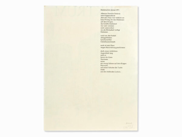 HAP Grieshaber, Hieronymus, Woodcut in Colors, 1971 - Image 3