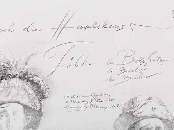 Werner Tübke, Sieh‘ doch die Harlekins, Poster, 1980 - Image 5