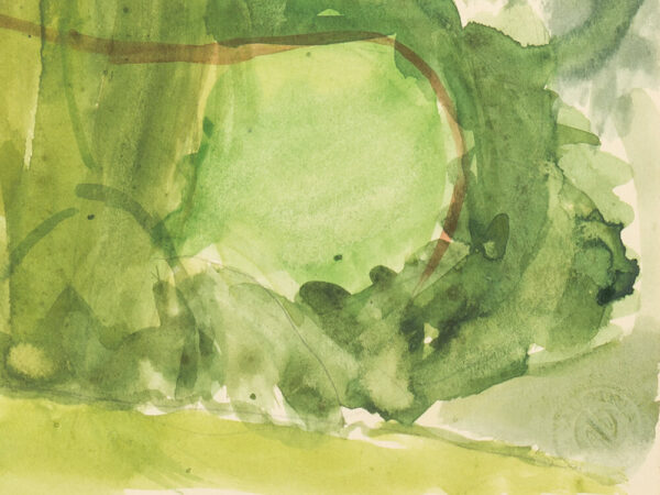Rudolf Petrik, Alpine Landscape, Watercolor, c. 1950 - Image 5