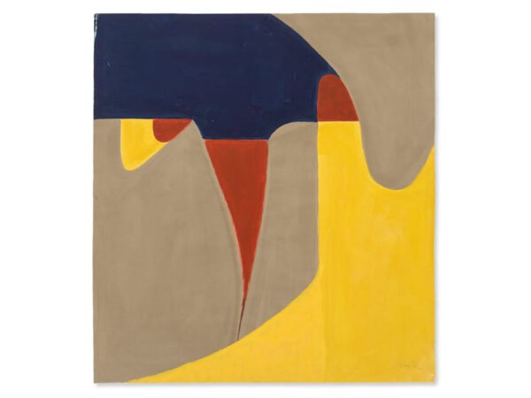 Rudolf Petrik, Gefälle, Gouache, Austria,  1955