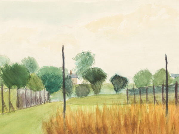 Rudolf Petrik, Greenery, Watercolor, Austria, c. 1950 - Image 5