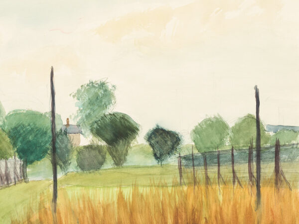Rudolf Petrik, Greenery, Watercolor, Austria, c. 1950 - Image 4