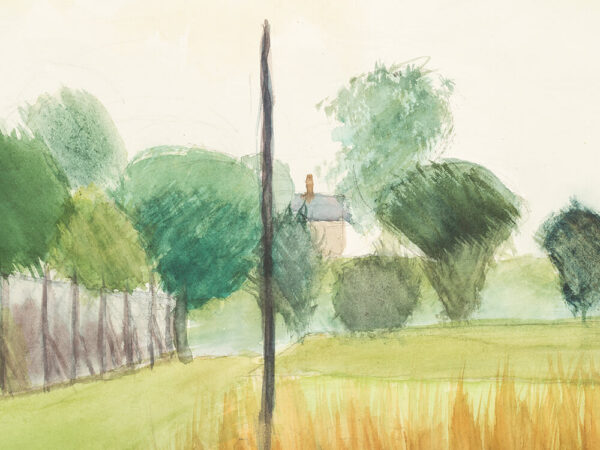 Rudolf Petrik, Greenery, Watercolor, Austria, c. 1950 - Image 3