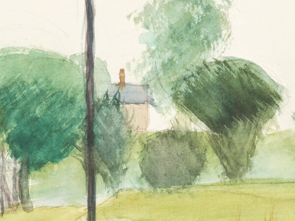 Rudolf Petrik, Greenery, Watercolor, Austria, c. 1950 - Image 2