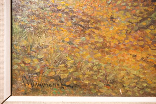 Semyon Platonov 1860-1925, Gathering in The Woods | Semyon Platonov 1860-1925, La Cueillette dans les bois - Image 3