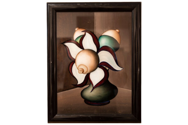 Anton Plemelj 1923-2007, Vase With Flowers Abstract | Anton Plemelj 1923-2007, Vase mit Blumen abstrakt