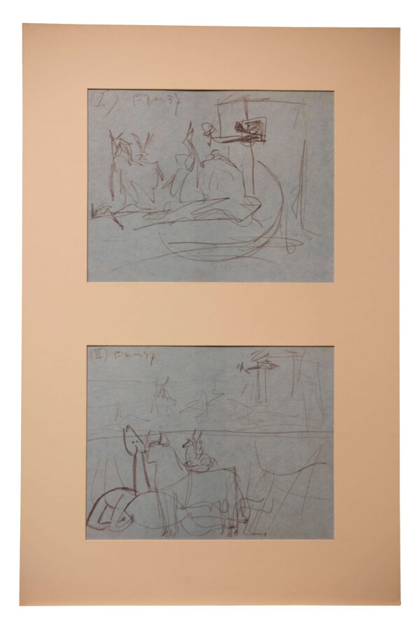 Pablo Picasso Guernica, the Sketches on Paper Museo Del Prada | Pablo Picasso Guernica, die Skizzen auf Papier Museo del Prada - Image 5