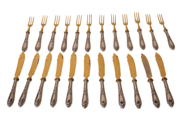 Silver Dessert Cutlery  Austria  | Dessertbesteck Österreich - Image 5
