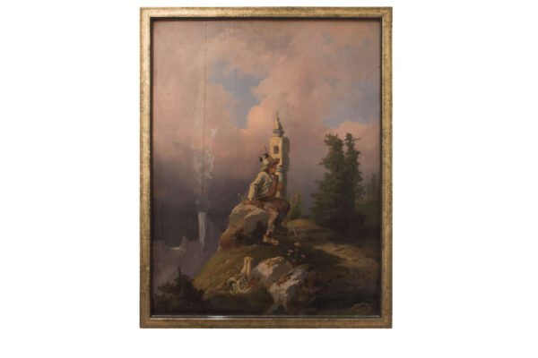 Painter from the circle Friedrich Gauermann "Hunter in the high mountains" - Image 5