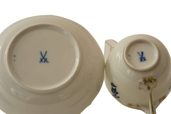 Mokka Service, Blaue Blume, Meissen | Mocha Service, Blue Flower, Meissen - Image 9