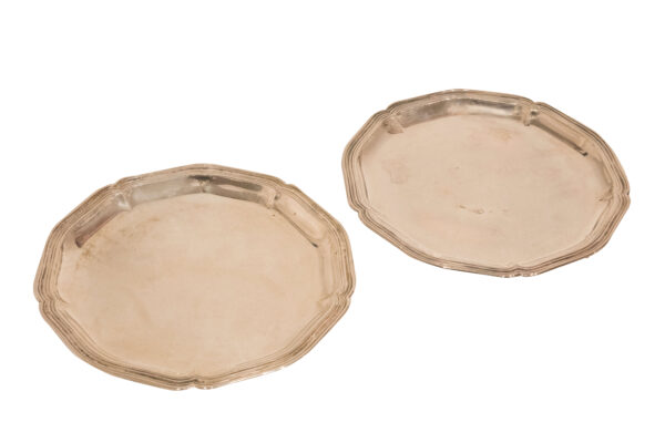 2 Silberteller | 2 Silver Plates