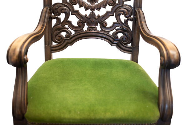 Armchair with Carved Backrest - Image 4