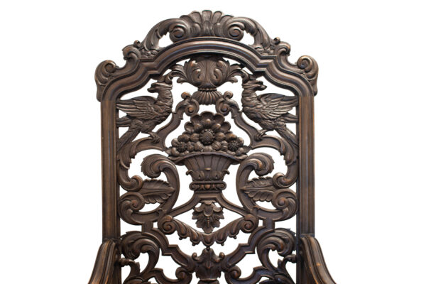 Armchair with Carved Backrest - Image 2