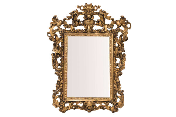 Baroque Style Salon Mirror, 19th Century