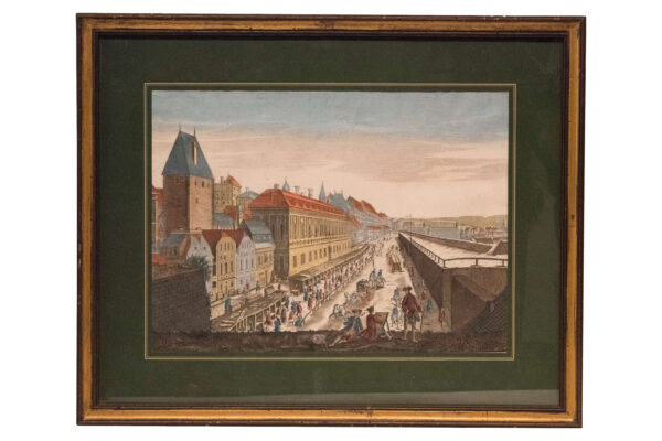Salomon Kleiner Ansicht der Wiener Hauptmauth beim Rothen Turm