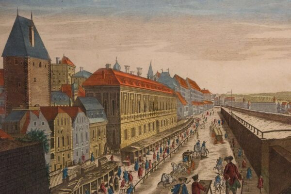 Salomon Kleiner Ansicht der Wiener Hauptmauth beim Rothen Turm - Image 2