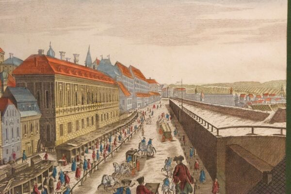 Salomon Kleiner Ansicht der Wiener Hauptmauth beim Rothen Turm - Image 4