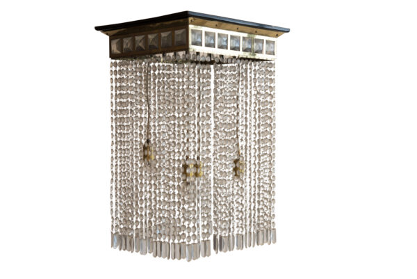 Square Waterfall Chandelier | Quadratischer Wasserfall Kronleuchter
