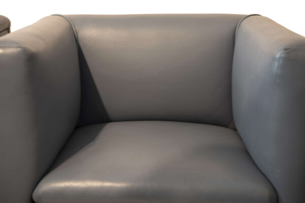 Two Cube Armchairs Designed by Josef Hoffmann | Zwei Kubus Sessel Schule Josef Hoffmann - Image 3
