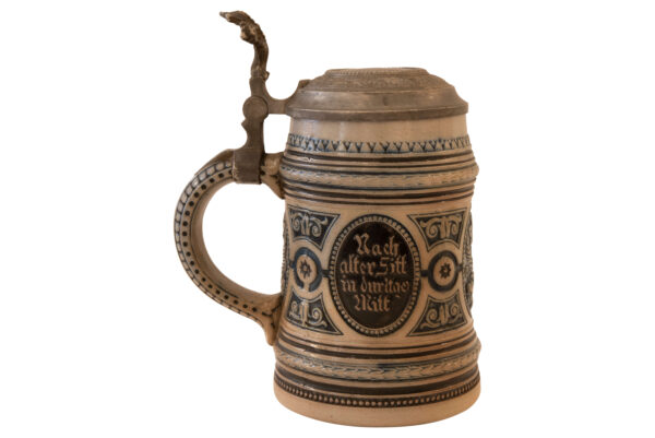 Keramik Bierkrug mit Deckel | Ceramic Beer Mug with Lid - Image 2