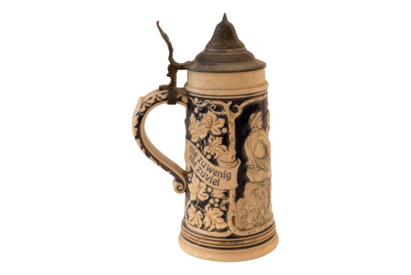 Keramik Bierkrug mit Deckel | Ceramic Beer Mug with Lid - Image 2
