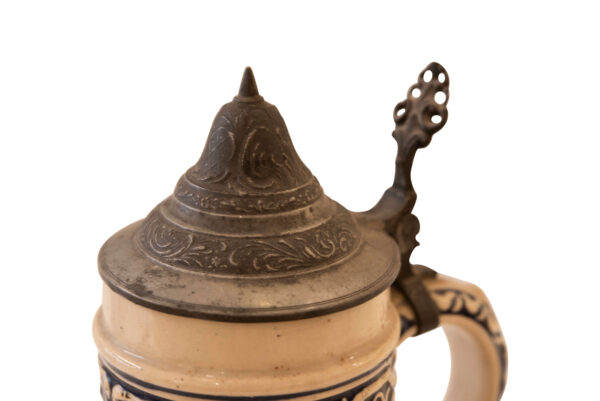Keramik Bierkrug mit Deckel | Ceramic Beer Mug with Lid - Image 5