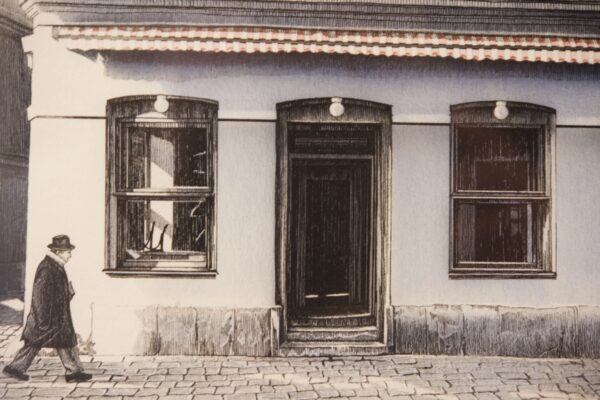 A. Turner Wohnhaus mit Mann  | A. Turner residence with man - Image 2