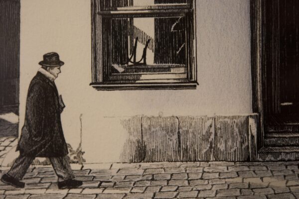 A. Turner Wohnhaus mit Mann  | A. Turner residence with man - Image 3