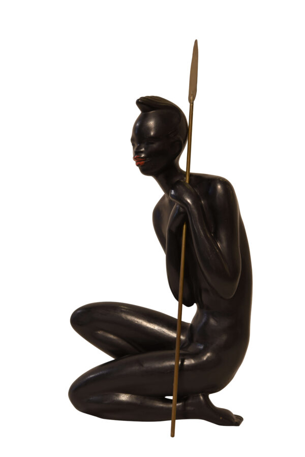 Krieger Figur mit Speer | Warrior Figure with Spear - Image 4