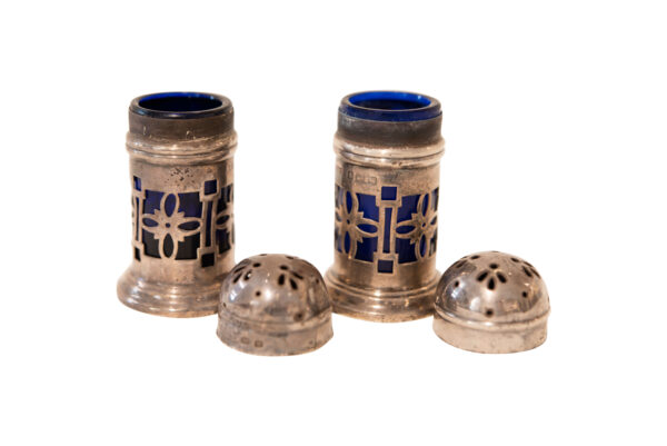 2 Salzstreuer Silber | Two Silver Salt shakers