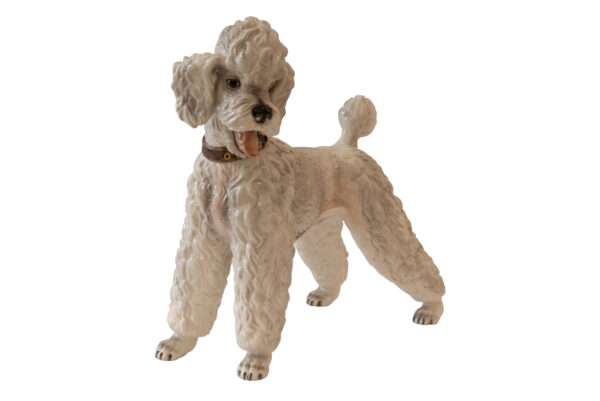 Porzellan Hund, Österreichische Manufaktur  | Porcelain dog, Austrian Manufactory - Image 5