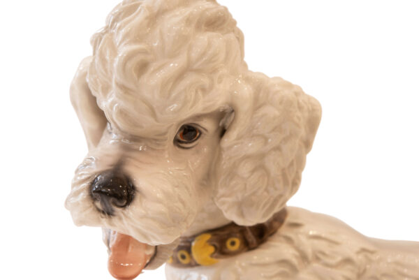 Porzellan Hund, Österreichische Manufaktur  | Porcelain dog, Austrian Manufactory - Image 3