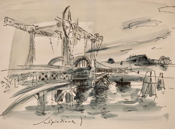 #147   Franz Bueb * (1916- 1982), Spiridonu Bridge | Franz Bueb * (1916- 1982), Spiridonu Brücke