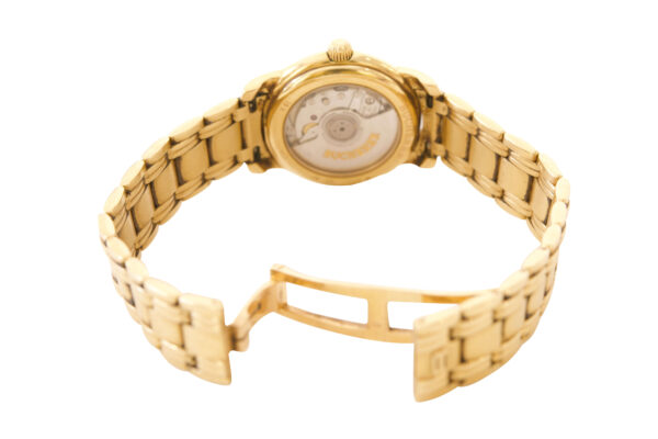 BUCHERER Archimedes Armbanduhr Gelbgold Automatik Datum | Bucherer Archimedes Wristwatch Yellow Gold Automatic Date - Image 3