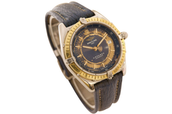 Breitling Antares Stahl und Gelbgold Lederband und Faltschließe | Breitling Antares Steel And Yellow Gold Leather Strap And Folding Clasp - Image 4
