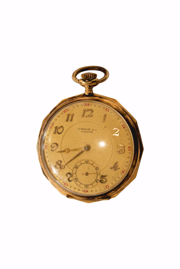 UNION. S.A. SOLEURE Taschenuhr Gelbgold | Union. S.A. Soleure Pocket Watch Yellow Gold - Image 3