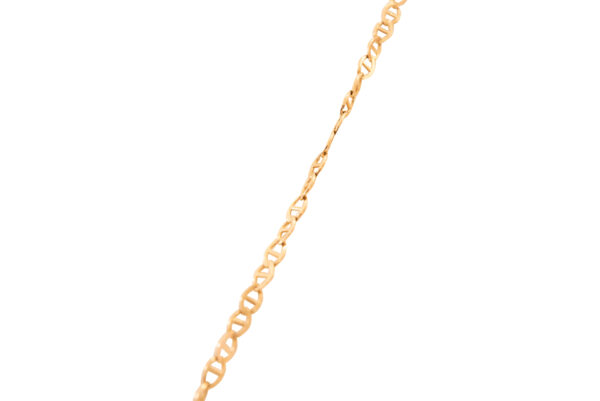 #79 Collier aus Gelbgold mit Brillanten und Saphiren im Herzschliff  | Yellow Gold Necklace With Brilliant-Cut Diamonds And Heart-Cut Sapphires - Image 4