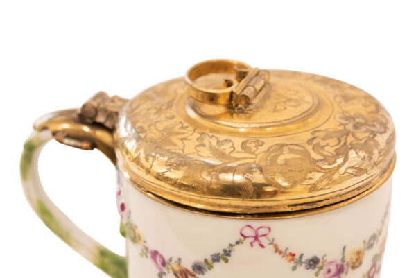 #247 Meissen 1750 Walzer Krug mit Hirsch | Meissen 1750 Waltz Jug With Stag - Image 4