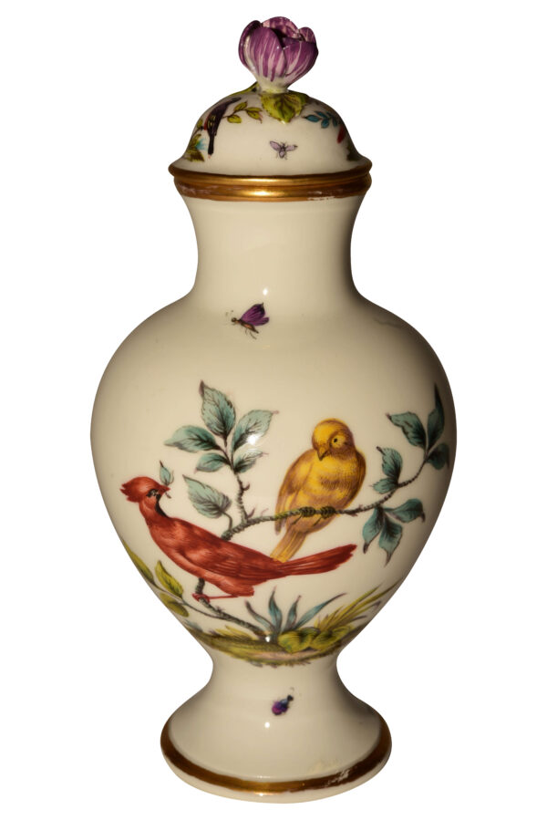 #252 5 seltene Augustus Rex Vasen Meissen 19. Jahrhundert | 5 Rare Augustus Rex Vases Meissen 19Th Century - Image 8