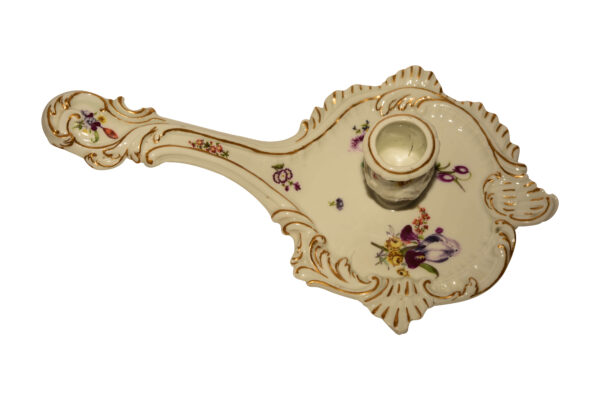 #258 Meissen 1750, Nachtlicht Kerzenleuchter | Meissen 1750, Night Light Candlestick - Image 4
