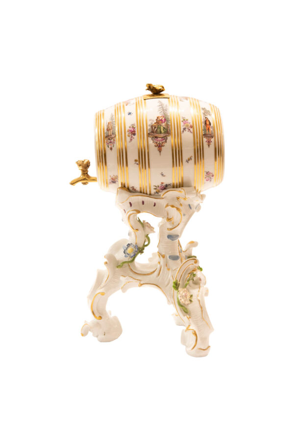 #268 Schnapsfass auf Ständer, Meissen 1745 | Schnapps Barrel On Stand, Meissen 1745 - Image 6