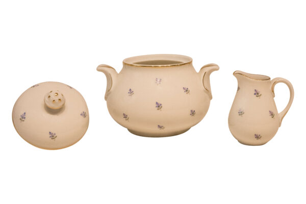 #275 Augarten Porzellanset Alt-Wiener Kornblumenstreuer | Augarten Porcelain Set Old Viennese Cornflower Shaker - Image 2