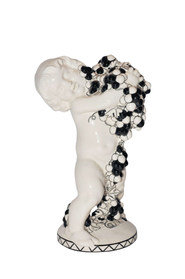 #303 M. Powolny Jahreszeiten Putto  Herbst | M. Powolny Seasons Putto  Autumn