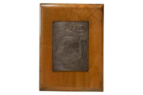 Richard Wagner Metallplakette | Richard Wagner Metal Plaque