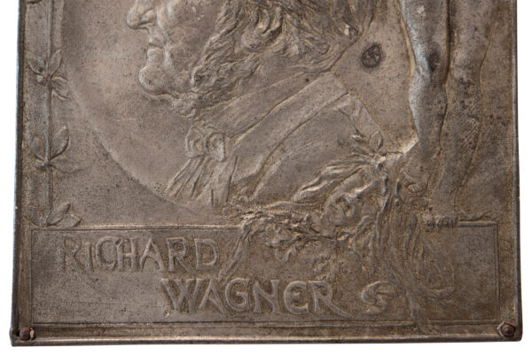 Richard Wagner Metallplakette | Richard Wagner Metal Plaque - Image 3